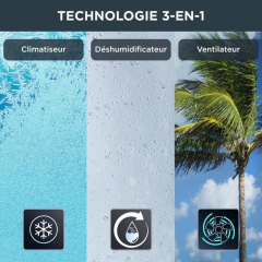Climatiseur portable 63db Rowenta AU5620F0