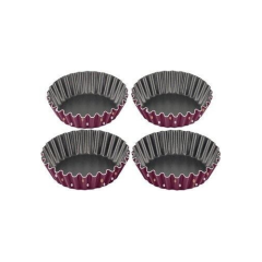Lot de 4 moules à tartelette 11cm Edition Festive Tefal J5558102