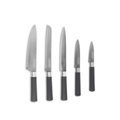 Lot de 5 couteaux avec socle magnétique  Kitchencook SLATE