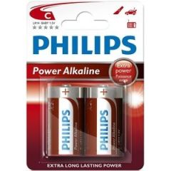 Philips PowerLife Batterie LR14P2B C alcaline