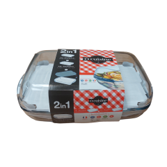 2 Plats à four rectangulaires Ô Cuisine 334S110/1043