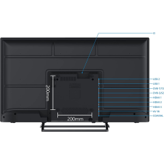 TV LED 100 cm (39 pouces) Smart Tech 40FN10T3