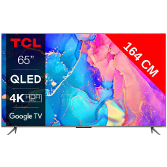 Smart TV QLED 4K Ultra HD 164 cm (65 pouces) TCL 65C633