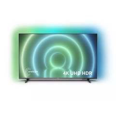 TV LED Android 4K 189 cm (75 pouces) Philips 75PUS7906/12