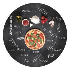 Plateau pizza rond en verre trempé diamètre 35 cm Pradel P0002331/IPLFR