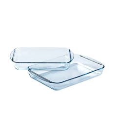 2 plats rectangulaires Pyrex Classic 913S136/IN44