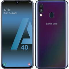 Samsung Galaxy A40 64Go Dual - Noir