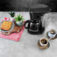 Cafetière filtre noire 1.25 l Kitchencook COSY_COFFEE
