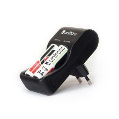 Chargeur 2 piles 1,2V AA/AAA + 