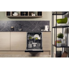 Lave-vaisselle encastrable noir 14 couverts Hotpoint Ariston HBC2B+26B
