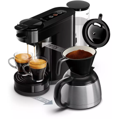 Cafetière Senso Switch HD6592/61 - Noir