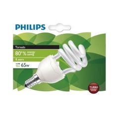 Ampoule Tornado à économie d'énergie spirale ES T2 12W WW E14 220-240V 1BC/6 214764