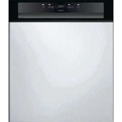Lave-vaisselle  semi-encastrable 14 couverts Whirlpool WBC3C34PB