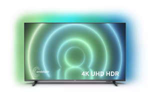 TV LED 126 cm (50 pouces) Android 4K Philips 50PUS7906/12