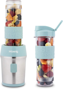Mini Blender bleu pastel Transportable Koenig SMOO16