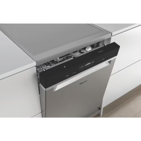 Lave-vaisselle posable inox 14 couverts Whirlpool WFP5O41PLGX