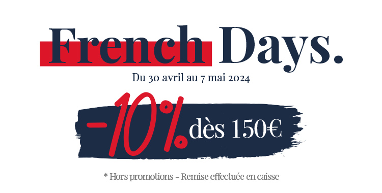 French Days du 30 avril au 7 mai 2024
