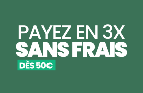 Payez en 3 fois sans frais