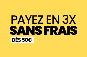 Paiement en 3 fois sans frais