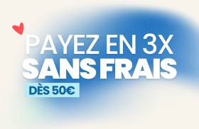 Paiement en 3 fois sans frais